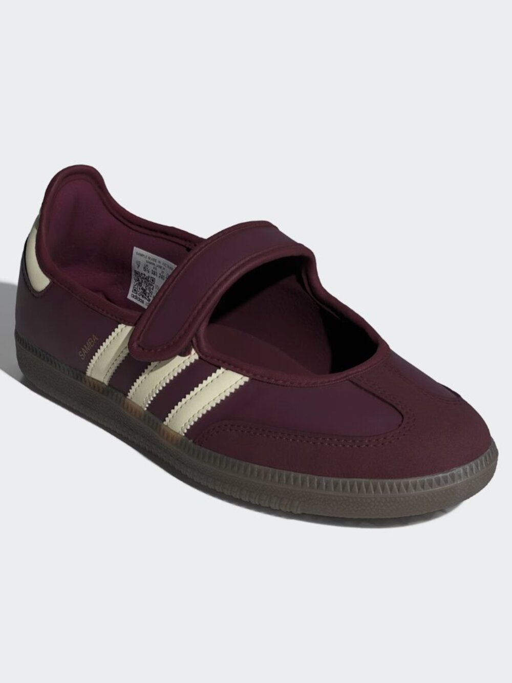 NWOT Adidas Samba Jane in Burgundy (Sold-Out Color) Size Women's 7.5 - Picture 2 of 3